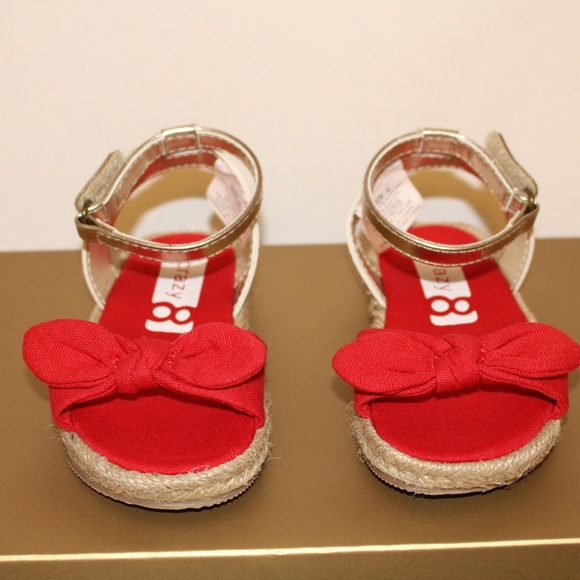 toddler girl red flip flops